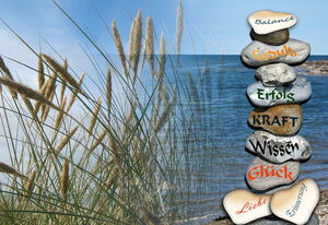 Life Coaching, Veränderung, Erfolg, Harmonie, Steine am Meer
